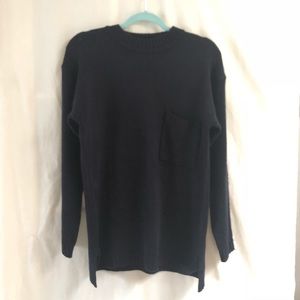 Vintage A’Milano Knit Sweater | Navy | Pocket | S
